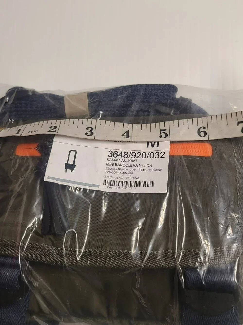 Zara Mini Bandolera Nylon Size M 3648/920